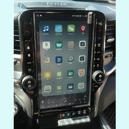 Radio de Navigation stéréo avec écran Big Toch, pour Dodge Ram 2019 – 2023, lecteur vidéo multimédia Android, sans fil, Carplay Head Uint Auto