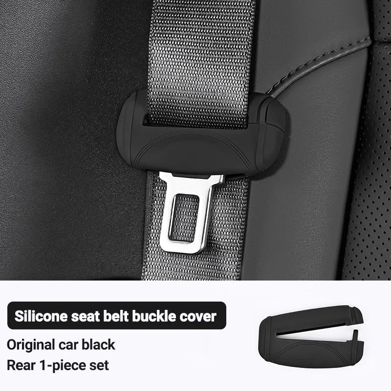 Housse de protection universelle pour prise de ceinture de sécurité de voiture, en Silicone, anti-rayures, étui de protection pour bouton