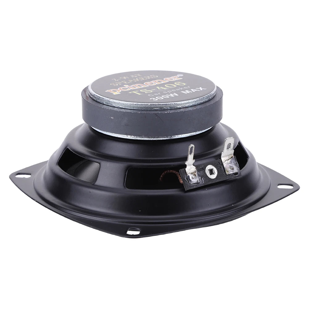 Nouveau 4/5/6 pouces haut-parleurs de voiture 12V 2 voies pleine fréquence voiture HiFi haut-parleur Coaxial 4 Ohms 300/400/500W Audio musique stéréo caisson de basses