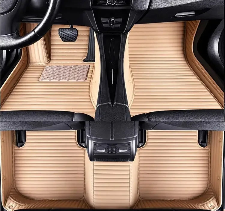 Tapis de sol de voiture personnalisés adaptés à la BMW X5 5 sièges véhicule électrique 2017-2019 tapis de pied en cuir automatique tapis