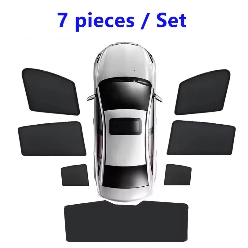 Pare-soleil magnétique en maille pour fenêtre Lynk Co 09 2021 ~ 2025 Nordcross 001, rideau de confidentialité, couverture d'ombre, accessoires automobiles
