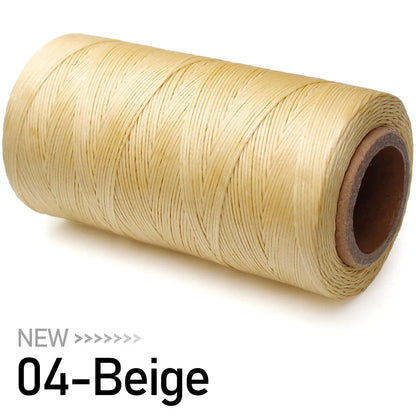 Grand rouleau de fil ciré pour couture du cuir, 0.8mm, 270M, pour la couture à la main, bricolage et matériel de reliure, accessoires, corde tissée 150D