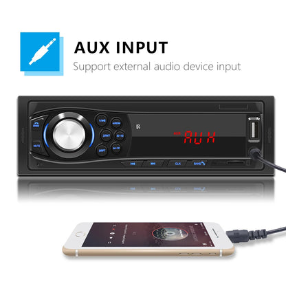 Podofo 4.1 "autoradio Audio 1 Din Bluetooth Audio musique stéréo MP3 autoradio lecteur récepteur FM avec AUX/USB/TF carte dans le Kit de tableau de bord