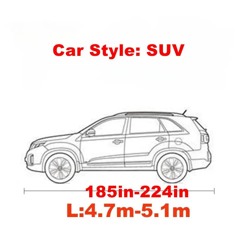 Housse de voiture extensible universelle, résistante au soleil, coupe-vent, anti-poussière, résistante aux rayures, Protection UV pour voiture de sport, berline, SUV, style de beauté