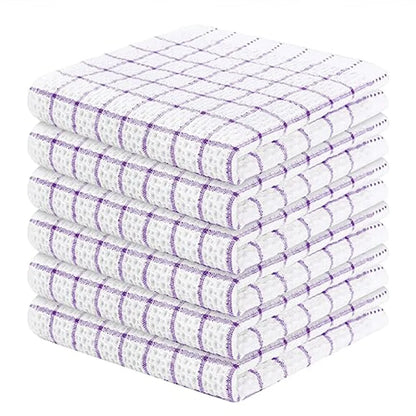 Homaxy 100% coton serviette de cuisine torchon doux Super absorbant chiffons de cuisine nettoyage à domicile serviette à récurer lavage de la vaisselle tissu