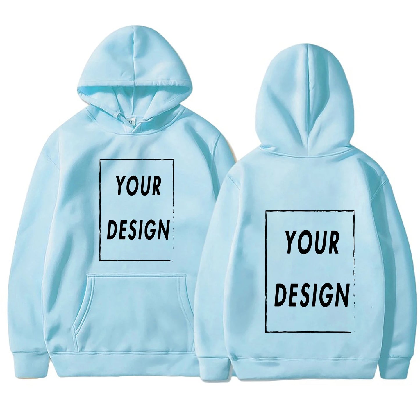 Sweats à capuche imprimés personnalisés pour hommes et femmes, vêtements de rue personnalisés, pull à capuche à manches longues, mode décontractée