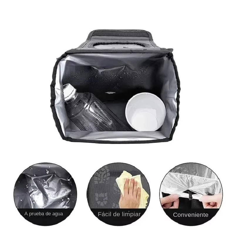 Poubelle de voiture Portable, boîte de rangement pliable, organisateur de véhicule multifonctionnel, poubelle de voiture, poubelle de rangement compacte pour l'intérieur de la voiture