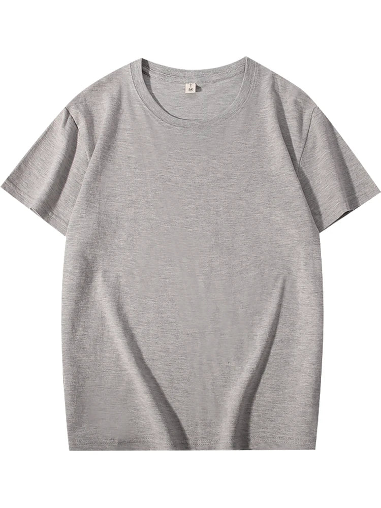 T-shirt personnalisé gratuit impression Logo Image vêtements de travail bricolage haut à manches courtes 100% coton entreprise broderie équipe Culture chemise