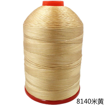 Fil de Cuir Polyester à 16 Brins, Creux, Crochet Fait à la Main, Bracelet Tissé, Pompon, 1mm, 210D
