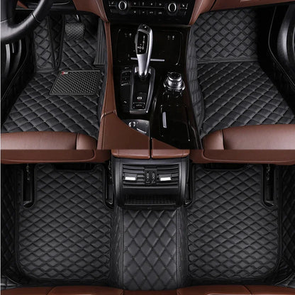 Tapis de sol de voiture personnalisés adaptés à la BMW X5 5 sièges véhicule électrique 2017-2019 tapis de pied en cuir automatique tapis