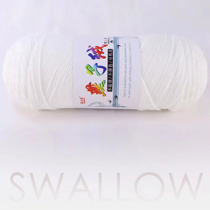 Fil de Laine Ogo Tissé à la Main pour Chandails, Écharpes, Crochet, Beurre, Lait, Fait à la Main, Grill, 200g par Pièce