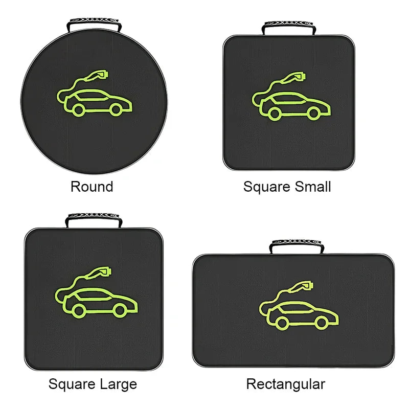 Bouchons de chargeur de voiture électrique, sac de transport de stockage, prises de câble de chargement de voiture EV, conteneur d'équipement ignifuge étanche