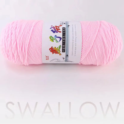 Fil de Laine Ogo Tissé à la Main pour Chandails, Écharpes, Crochet, Beurre, Lait, Fait à la Main, Grill, 200g par Pièce