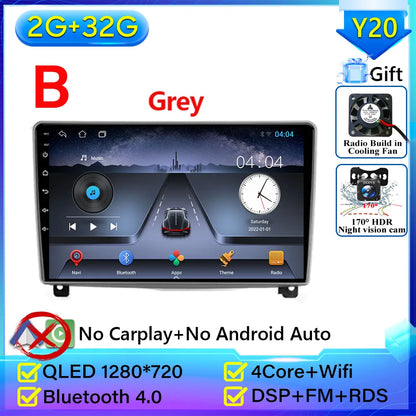 Autoradio Carplay pour Peugeot 407 2004-2011 Android 15 Navigation GPS Android Auto stéréo Android 15 vidéo 2K BT 4G No 2din DVD