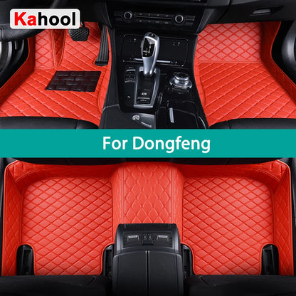 AgreBathroom - دواسات أرضية سيارة مخصصة لـ Dongfeng، سجادات أرضية أوتوماتيكية، إكسسوارات مسند القدم، محامي، AX7 AX5 AX4 AX3 A30 A60 580