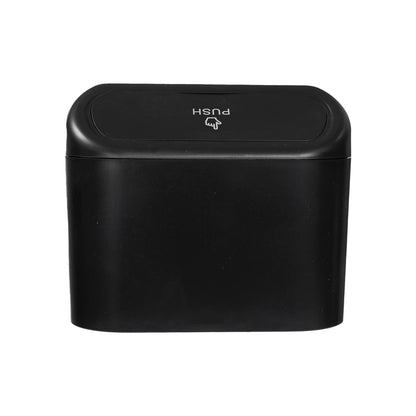 Mini poubelle de voiture avec couvercle, poubelle étanche, panier à ordures, boîte de rangement, accessoires intérieurs automatiques