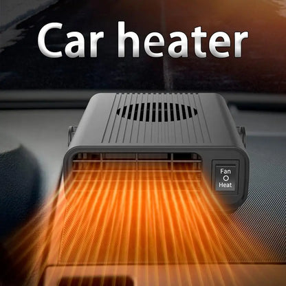 Chauffage de voiture, chauffage de voiture Portable 12V qui branchez-vous en allume-cigare chauffage de voiture électrique dégivreur chauffage rapide dégivrage désembueur