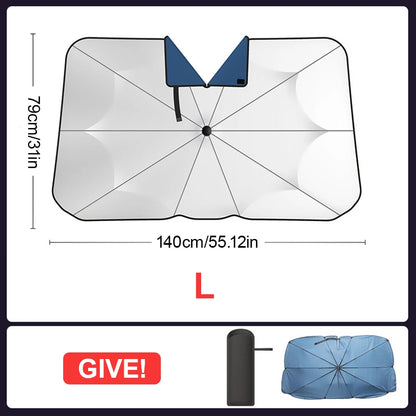 Pare-soleil de pare-brise de voiture avec rotation à 360 °, poignée pliable, pare-soleil de fenêtre avant, protection UV, accessoires de voiture, le plus récent