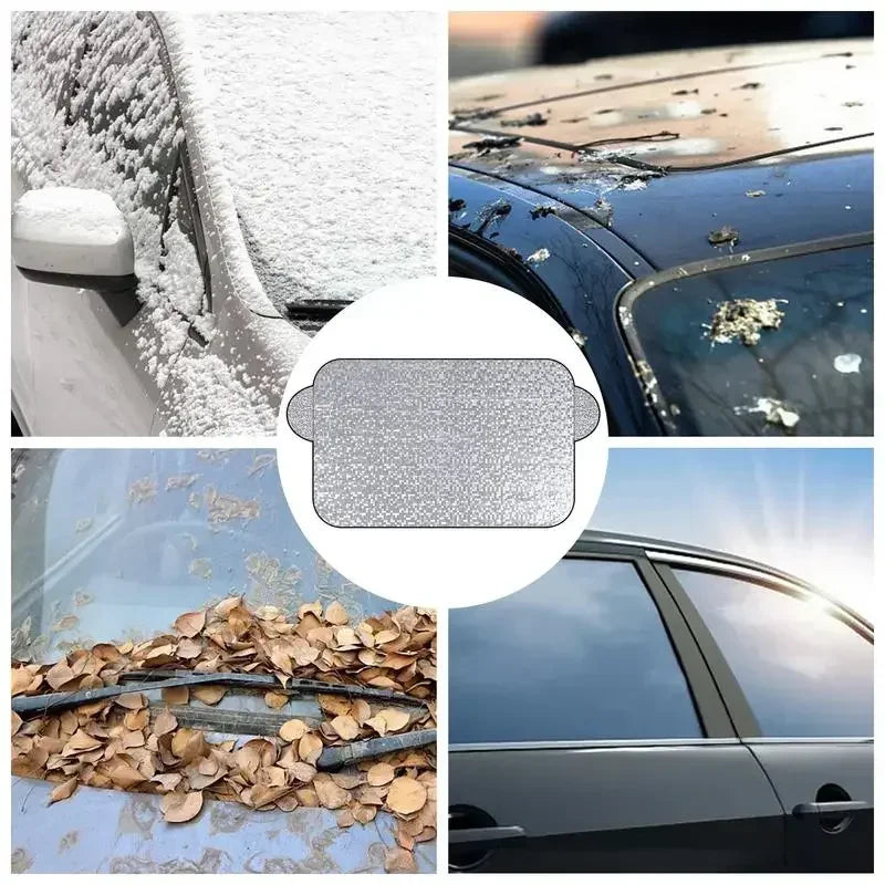Couverture universelle de pare-brise avant de voiture, couverture de pare-soleil d'automobile, protection contre le gel de glace d'hiver, couverture extérieure Amagi