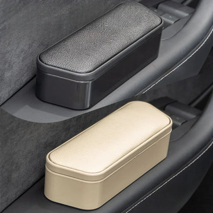 Boîte de rangement universelle pour porte d'accoudoir gauche droite de voiture, boîte de rangement pour repose-coude à hauteur réglable, accoudoir, boîte d'organisation de porte automatique