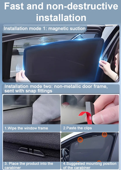 Pare-soleil en maille pour BYD Seal U EV Sealion 6 2023 2024 2025, isolation thermique, Protection solaire, Anti UV, accessoires automobiles