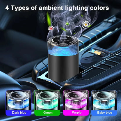 Désodorisant pour voiture, brume de mer et arôme de nuage, diffuseur d'atomisation intelligent, parfum naturel, machine de désodorisant à pulvérisation automatique, nouvelle collection 2025
