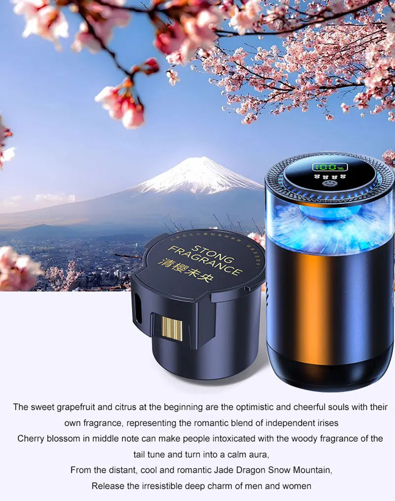 Désodorisant aromatique pour voiture, diffuseur de véhicule créatif, lumière ambiante, brume de nuage, parfum, arôme de voiture électrique, bon odeur, cadeau pour la maison