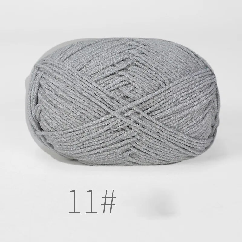 Fil à tricoter en coton doux, tissu mélangé, fil de velours en fibres épaisses, fil de laine au Crochet pour pull, bricolage