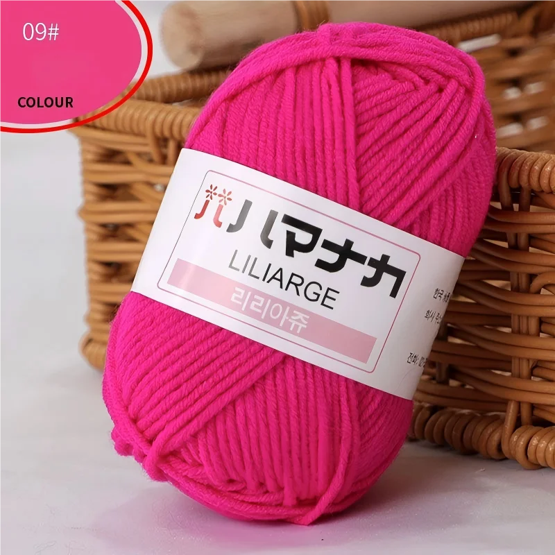 Fil à tricoter en coton doux et épais pour bébé, fil de velours en fibres épaisses pour tricot à la main, fil à crocheter pour pull DIY