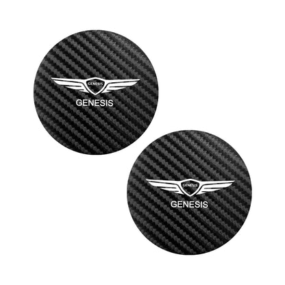 Dessous de verre antidérapant pour voiture, 2 pièces, tasse d'eau, accessoires automobiles pour Genesis G80 GV70 GV80 GV60 G70 Essentia Neolun G90 GV90 X