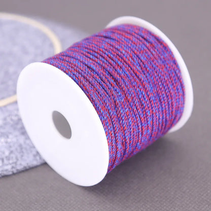 Corde de coton pour macramé, ficelle, ficelle, fil, artisanat, couture, tentures murales faites à la main, bohème, fête de mariage, décoration d'intérieur, 1.2mm, 37m