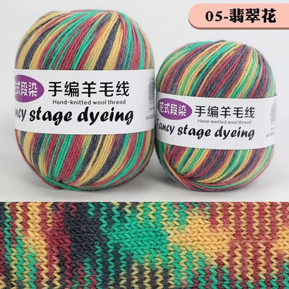 Fil de laine mélangé au Crochet de qualité supérieure, pour pull, écharpe, fil épais, 4 plis, 3 pièces x 100g = 300 grammes