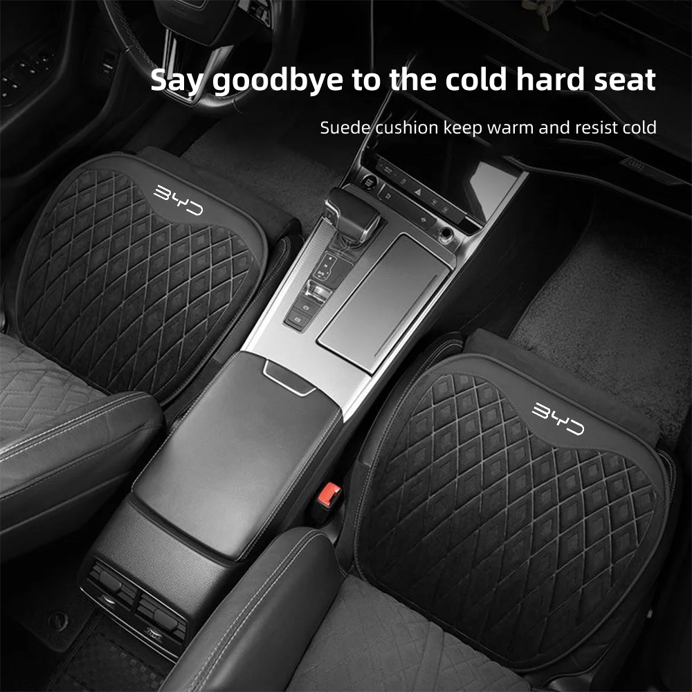 Housse de siège de voiture chaude en flanelle et peluche, pour BYD Seal U Atto3 Atto2 Dophn Seagull S6 S7 Tang X Dream, automne et hiver