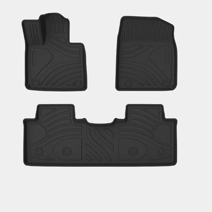 Tapis de sol de voiture pour Xpeng G9, tapis de coffre, doublure de chargement, protecteur, imperméable, coussinets de pied non alds, 2022-2024, kit de tapis de coffre