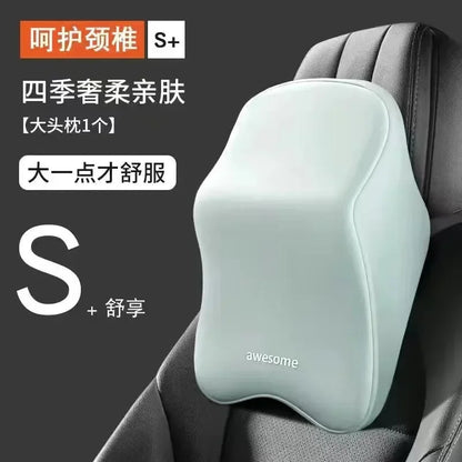 Nouvel appui-tête de voiture avec support lombaire, coussin en mousse à mémoire de forme pour le cou et protection des épaules pour un confort amélioré