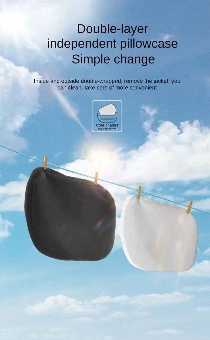 Appui-tête de voiture en coton à mémoire de forme, 2 pièces, Support de cou, accessoires de voiture, classe de siège, doux, universel, réglable, oreiller de voiture, coussin de repos du cou