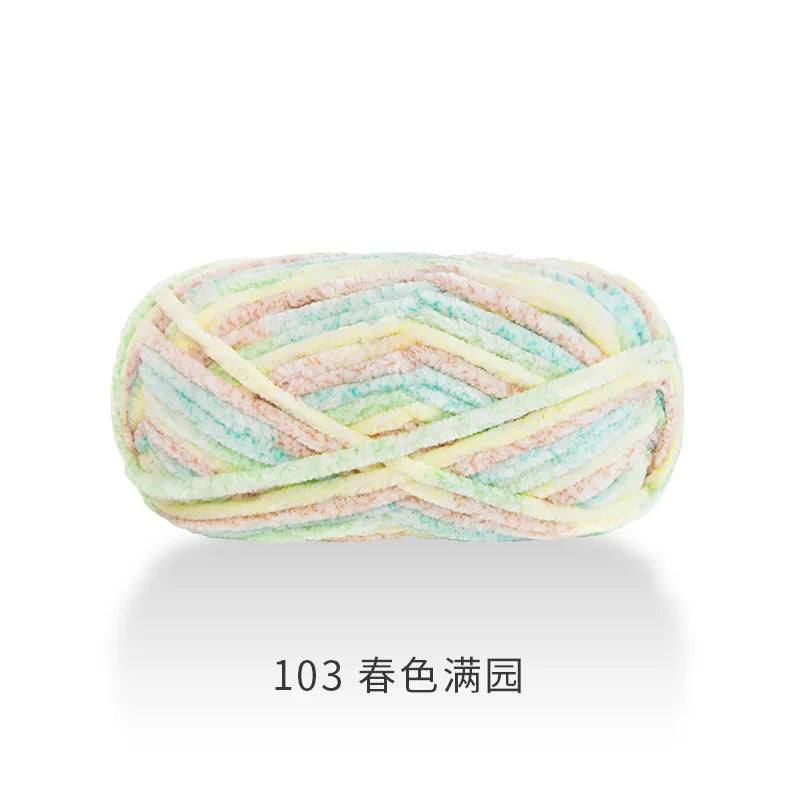 Fil à tricoter 100g, fil de glace douce, fil de coton tricoté à la main pour écharpe, Crochet de bricolage tricoté à la main