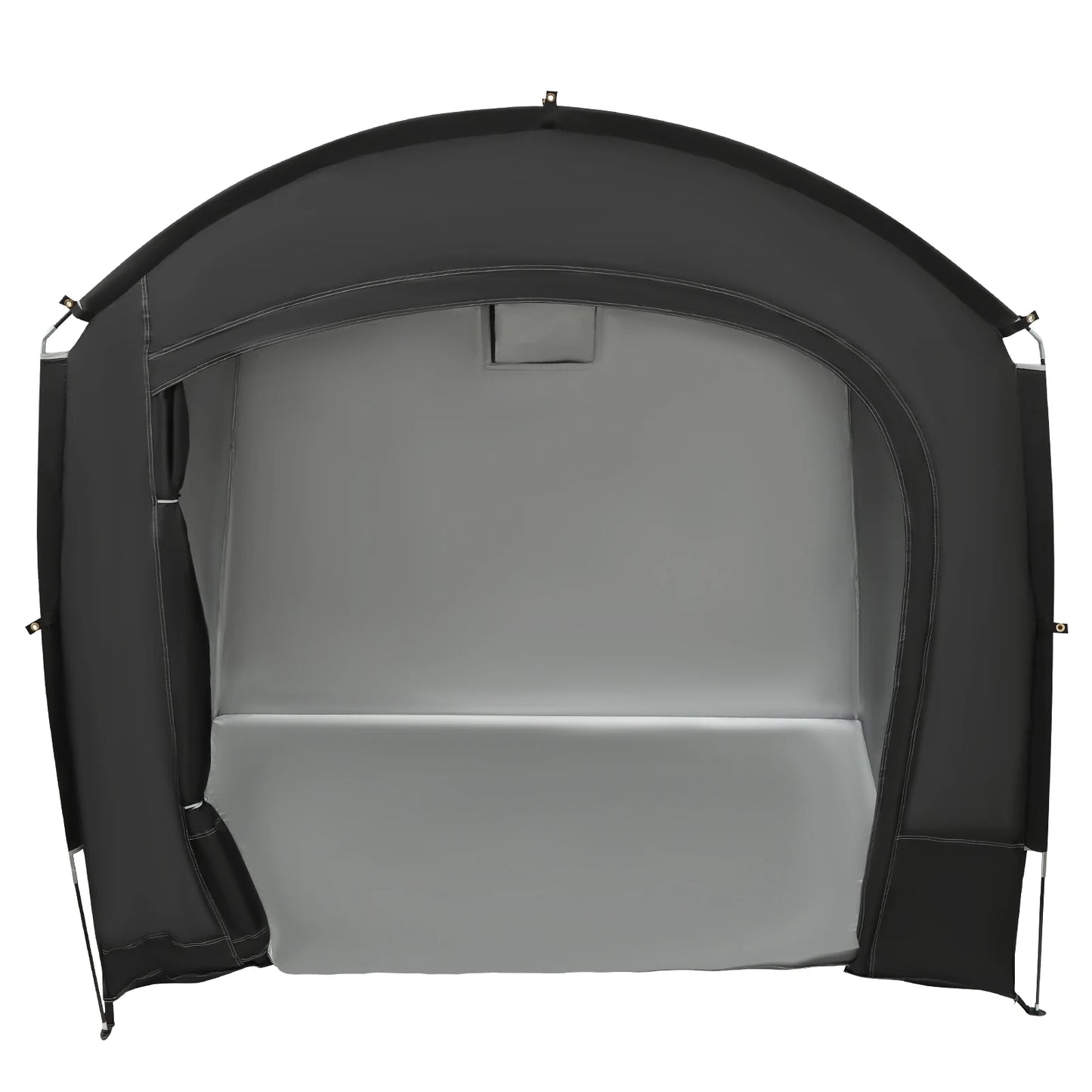 Abri de rangement de vélo pour 1-4 vélos, tente d'abri de vélo Portable et étanche 220x150x185cm, couverture de pare-soleil pliable en tissu Oxford 210D