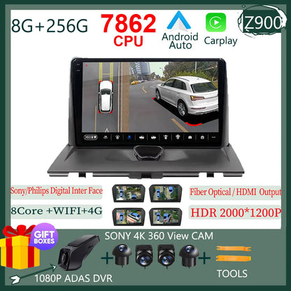 Autoradio Carplay pour Peugeot Expert 2 G9 pour citroën Jumpy pour Fiat Scudo pour Toyota Proace 2007-2017 Navigation GPS No 2din 4G