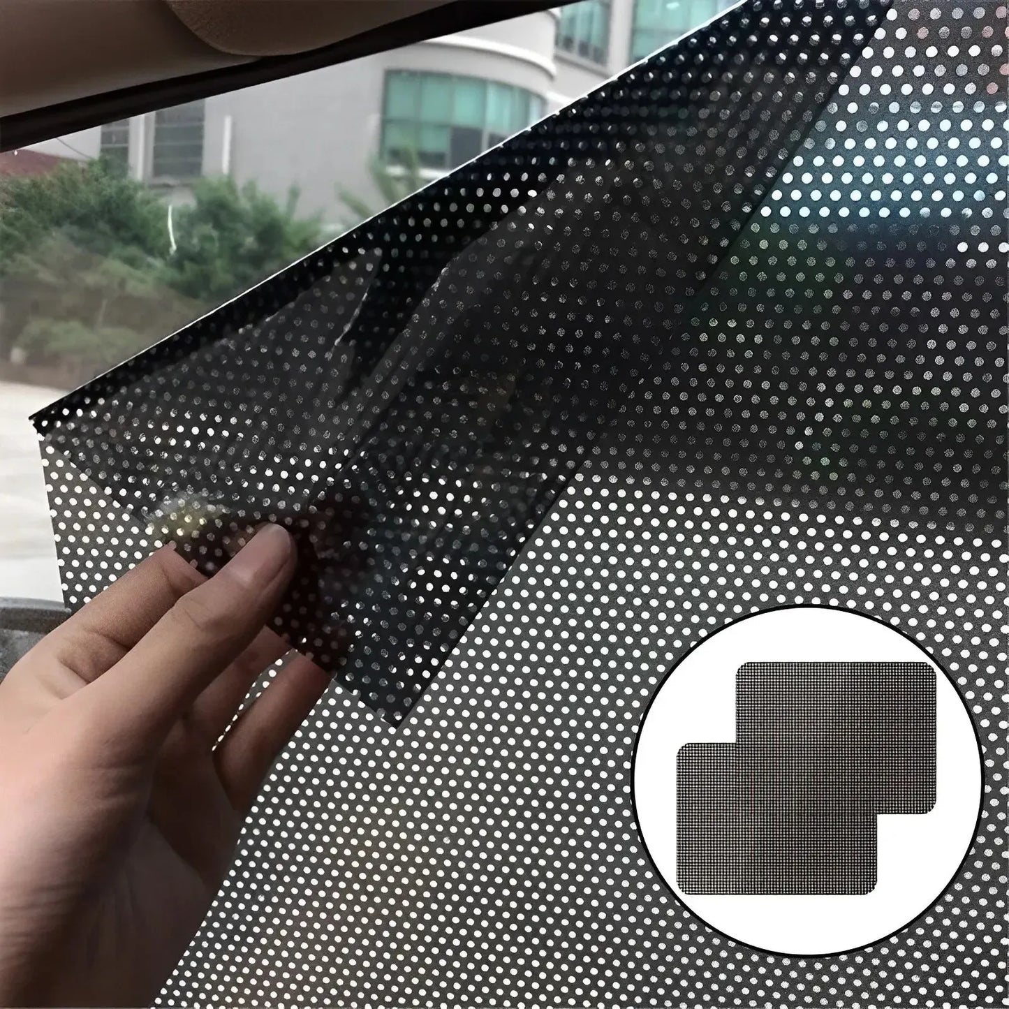 Film de Protection Solaire Durable pour Toit Ouvrant de Voiture, Autocollant Électrostatique en PVC Anti-UV de Haute Qualité, 2 Pièces