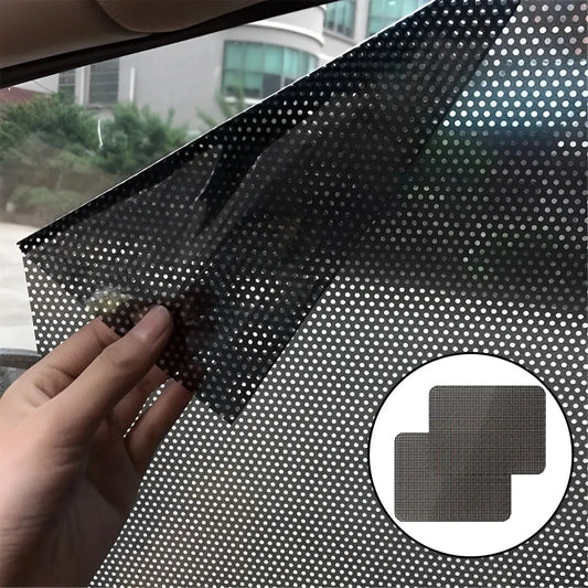 Film de Protection Solaire Durable pour Toit Ouvrant de Voiture, Autocollant Électrostatique en PVC Anti-UV de Haute Qualité, 2 Pièces