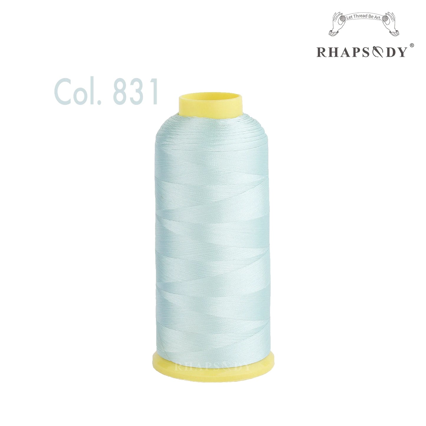 Bal apsody-Fil à broder en polyester, 5000m, 40WT, 120 tches, 200, pour machine à broder Brother Singer Janome Babylock, couture à domicile