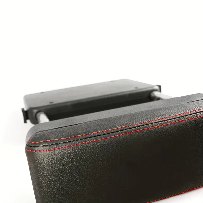Boîte d'accoudoir de voiture universelle, Support de coude, Console centrale réglable, accessoires de voiture, organisateur d'espace de siège en cuir