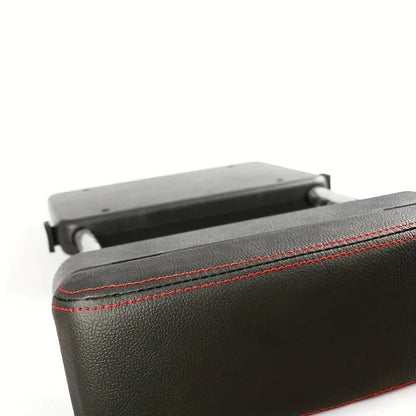 Boîte d'accoudoir de voiture universelle, Support de coude, Console centrale réglable, accessoires de voiture, organisateur d'espace de siège en cuir