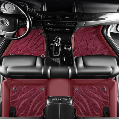Tapis de sol de voiture personnalisé 5D, pour Mercedes Benz GLB X247 2019 – 2024 ans, Double couche, couverture de sol Coche