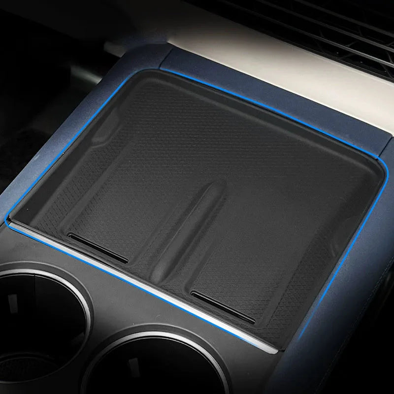 Coussinet en Silicone antidérapant pour contrôle Central de voiture, chargement sans fil, support de verre d'eau, pour Xpeng G6 2023 2024 2025, accessoires d'intérieur