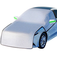 Couverture de neige pour pare-brise de voiture d'hiver, protection Anti-gel, demi-couvercle de voiture, protection contre la glace, pare-soleil pour fenêtre de voiture
