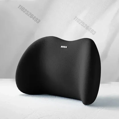 Oreiller de soutien lombaire, oreiller lombaire ergonomique pour siège de voiture, chaise de bureau, fauteuil inclinable, coussin de soutien du dos en mousse à mémoire de forme