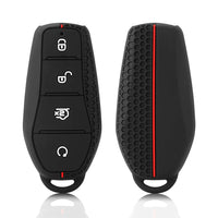 Étui pour clé de voiture en Silicone, support de chaîne, pour BYD Atto 3 Han EV Dolphin Song PRO Max Tang DM Yuan Dolphin E2 Qin PLUS