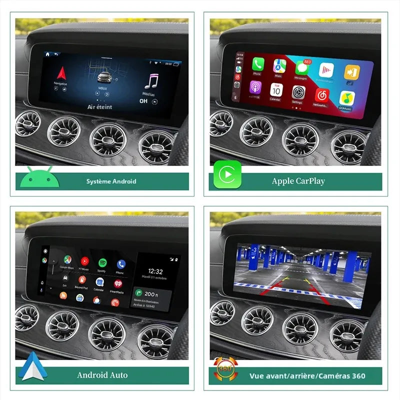 Adaptateur CarPlay sans fil pour Mercedes EQG W463 Ntg6 MBUX Magic AI Box, mise à jour de Navigation Radio 10.25 pouces, système multimédia